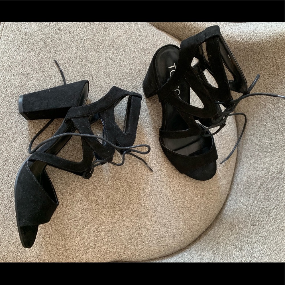Black heels